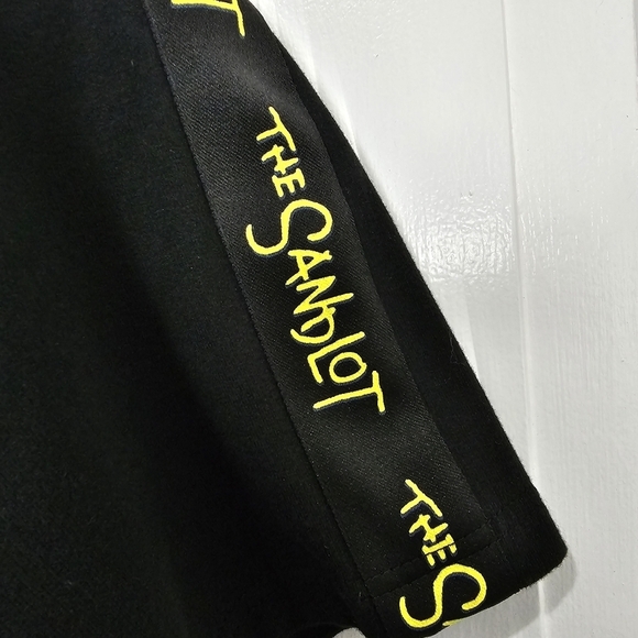 THE SANDLOT Short Sleeve Graphic Hoodie Black Size L - Picture 9 of 10